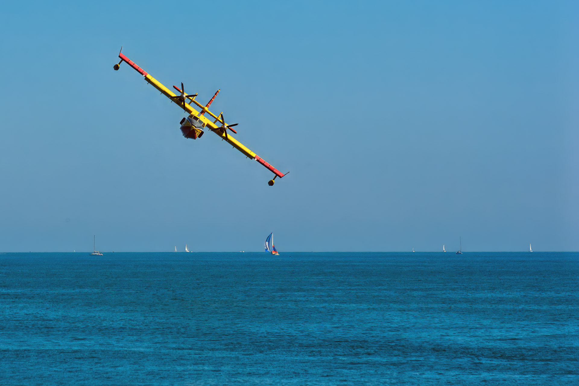 manifestazione aerea Canadair